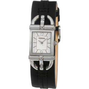 Watch strap Fossil ES2636 Leather Black 7mm